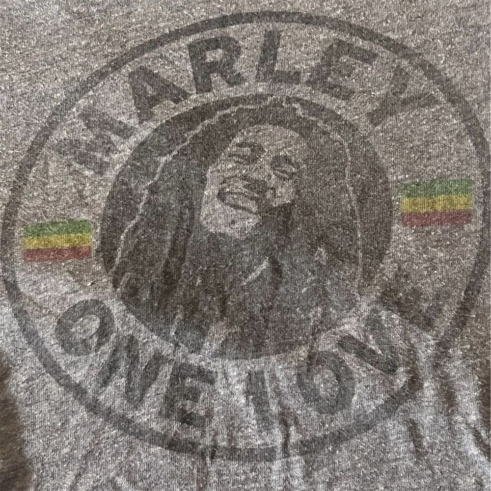 Zion Rootswear Bob Marley "One Love" Kids T-Shirt Gray Toddler Size 3/4
